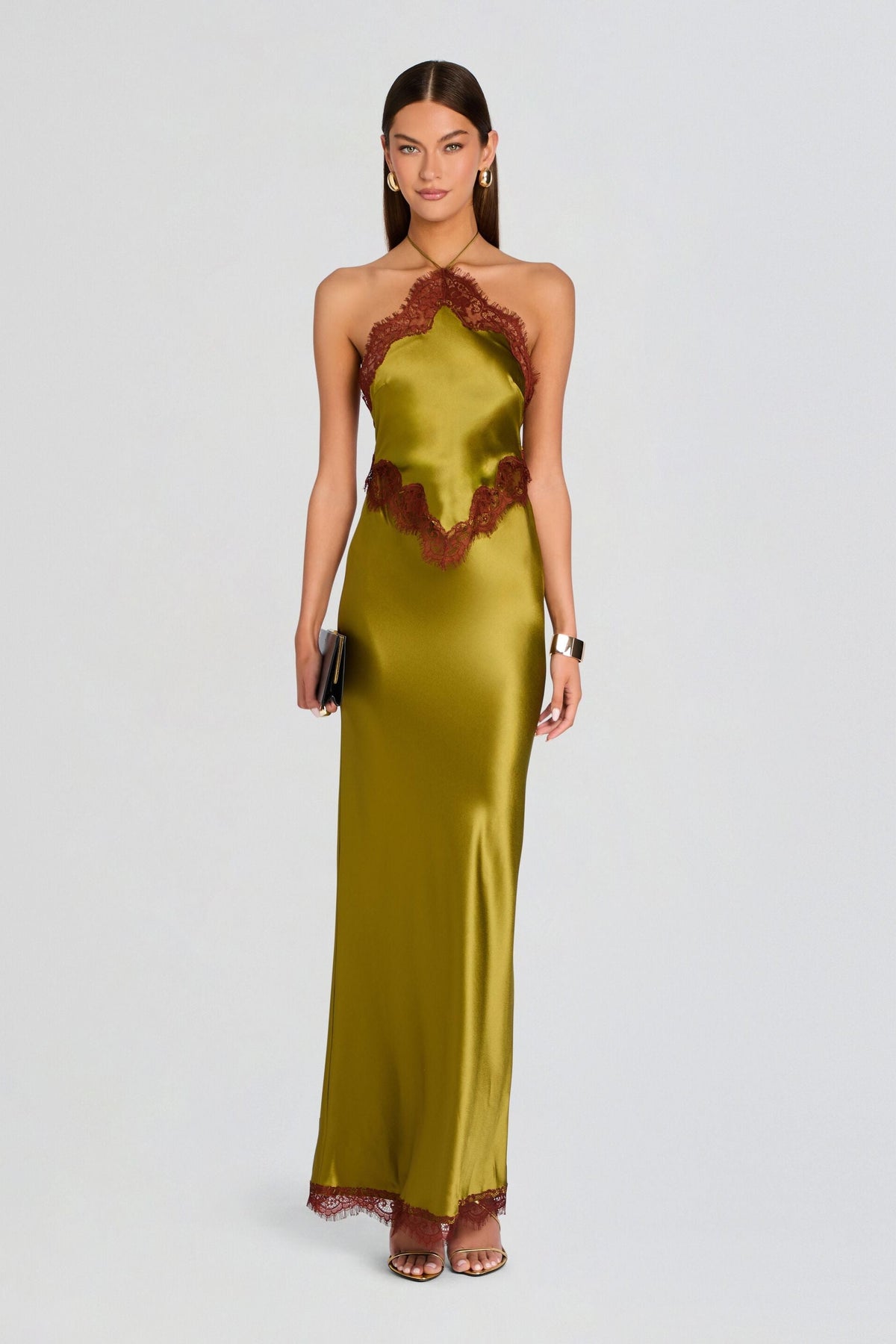 Erlie Dantel Maxi Elbise