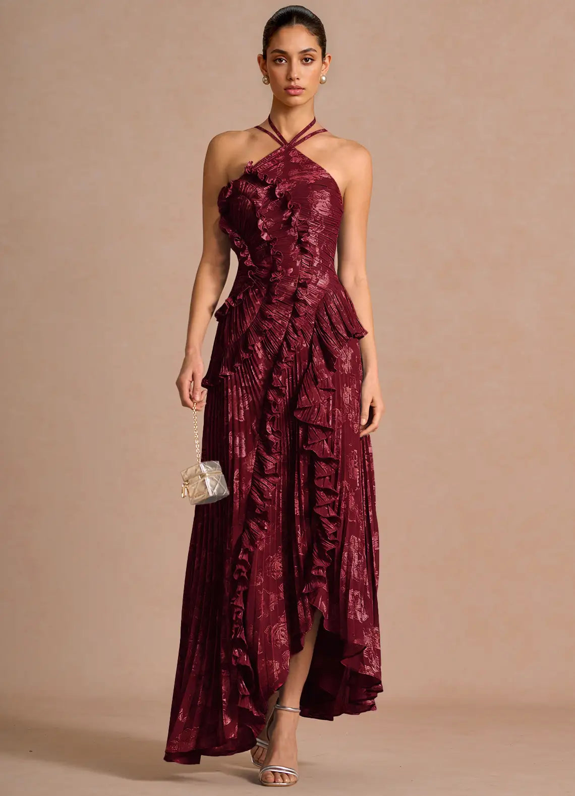 Janne Premium Maxi Elbise