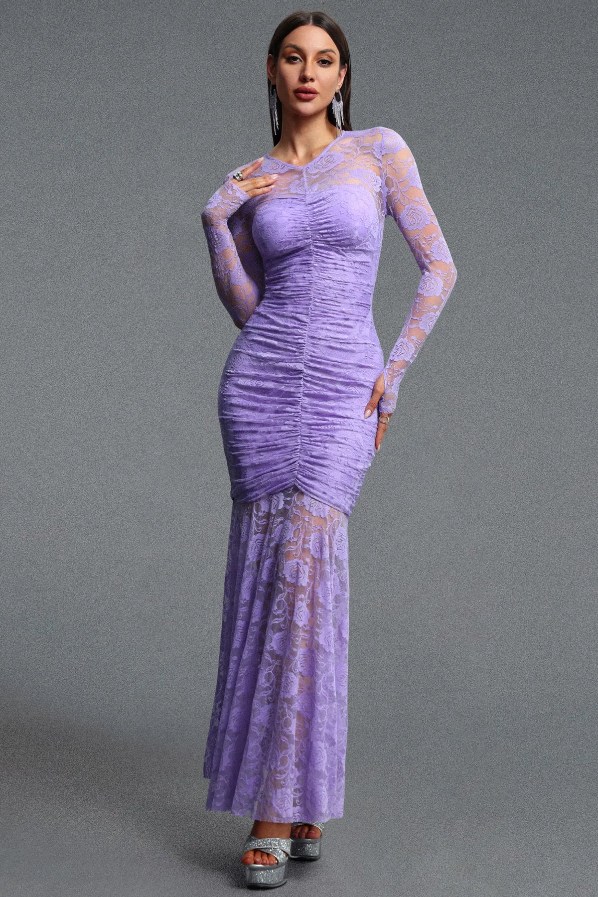 Heina Dantelli Premium Maxi Elbise
