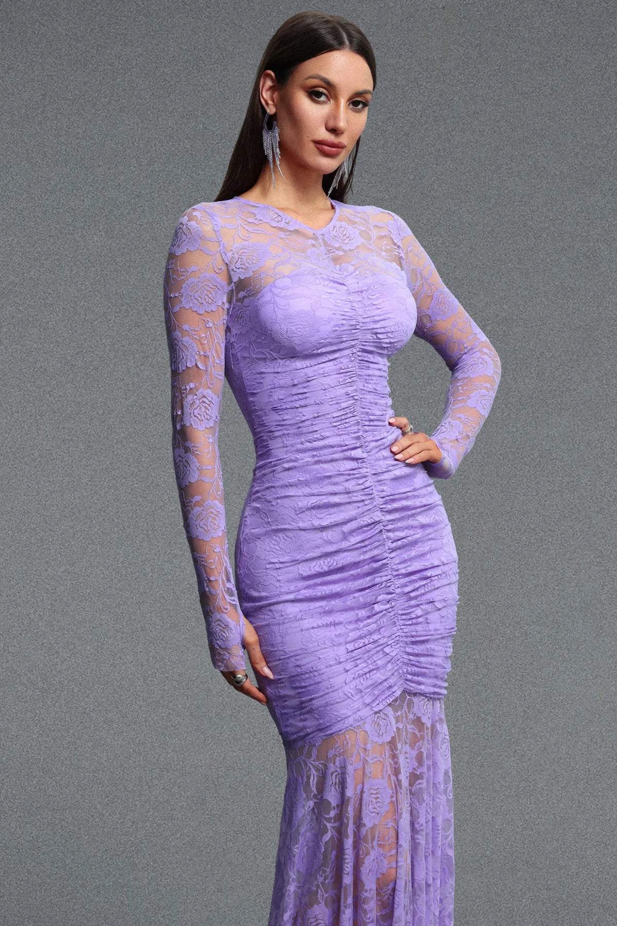 Heina Dantelli Premium Maxi Elbise