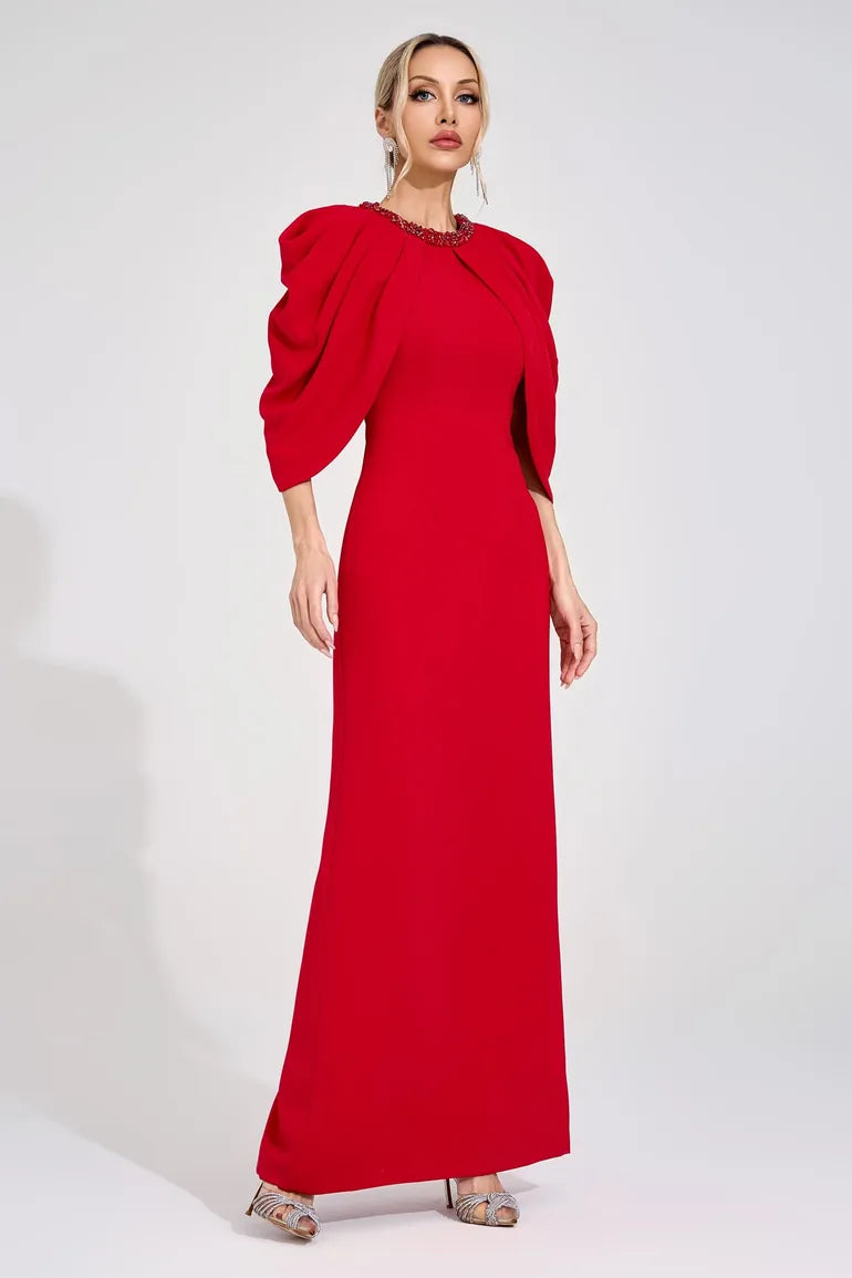 Livia Premium Maxi Elbise