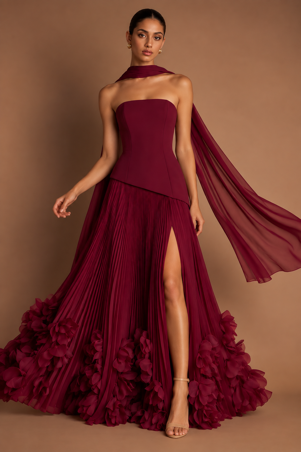Poeina Premium Maxi Elbise